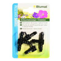 Blumat Drip System 8-8-8 T-pieces and 8-3 End-pieces